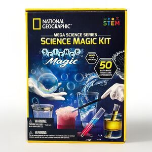 NATIONAL GEOGRAPHIC Science Magic Kit – Science Kit for Kids Physics Chemistry